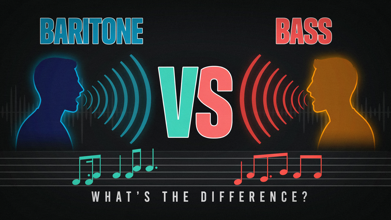 Baritone vs Bass: What’s the Difference? (Range, Tessitura & Timbre)